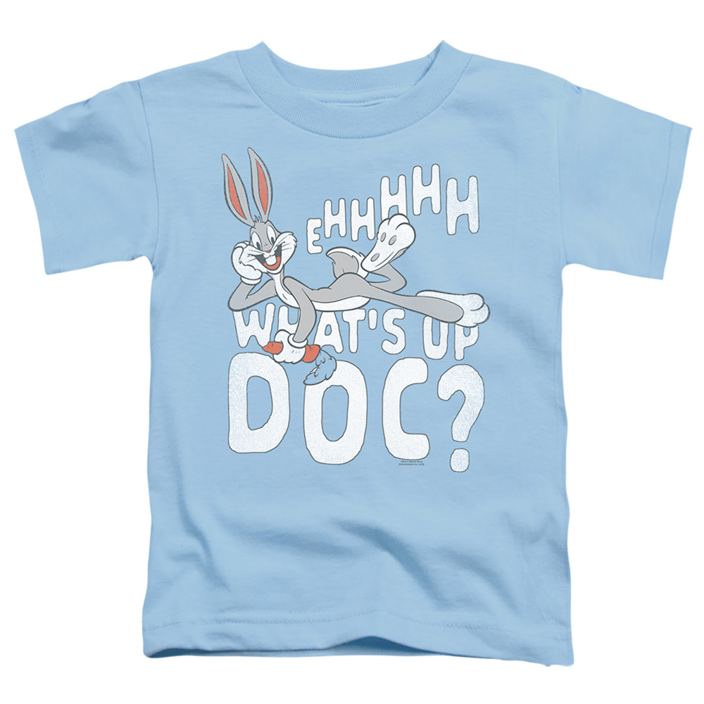 LT247-TT-2 Looney Tunes Whats Up Toddler Short Sleeve T-Shirt, Light Blue - Medium 3T