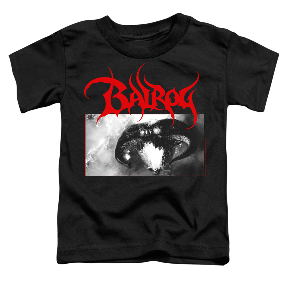 LOR1156-TT-2 Lord of The Rings Balrog Toddler Short Sleeve T-Shirt, Black - Medium 3T