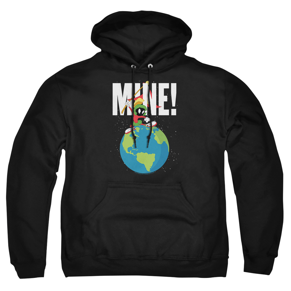 LT302-AFTH-5 Looney Tunes Mine Adult Pullover Hoodie, Black - 2X
