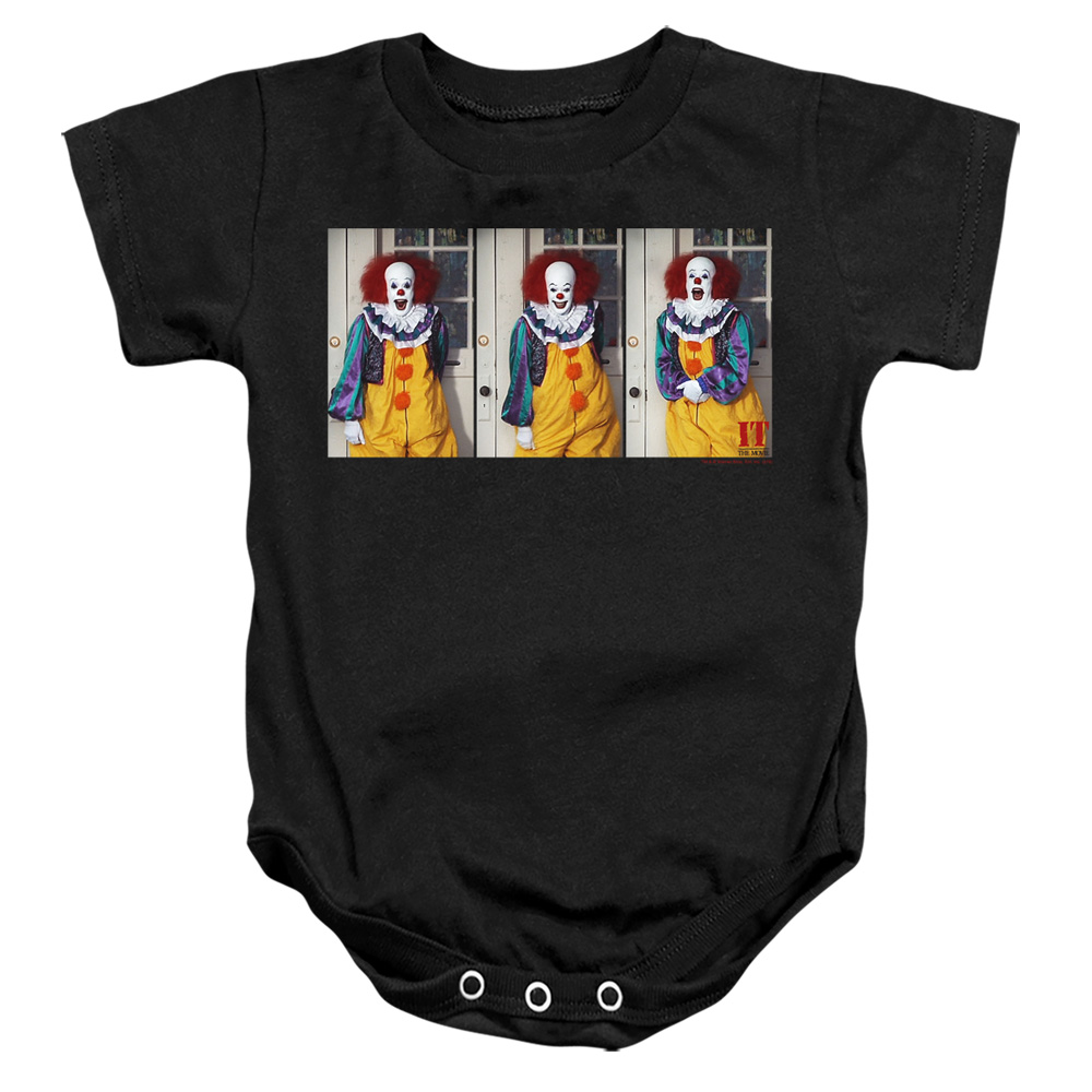 WBM879-SS-2 It 1990 Joke Infant Snapsuit, Black - Medium - 12 Month