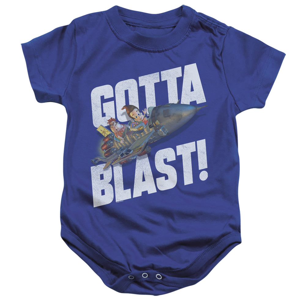 NICK792-SS-4 Jimmy Neutron Gotta Blast Infant Snapsuit, Royal - Extra Large - 24 Month