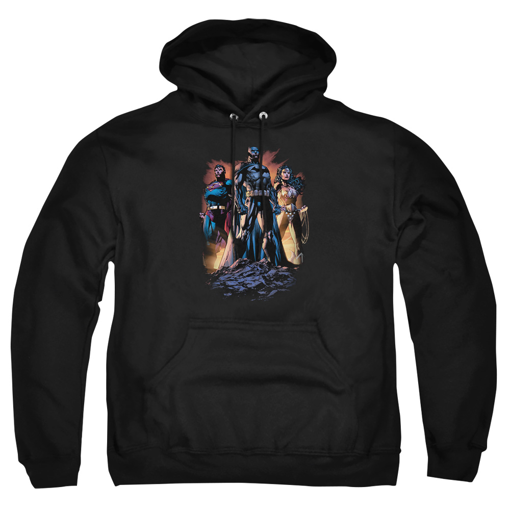 JLA560-AFTH-3 JLA Take A Stand Adult Pullover Hoodie, Black - Large