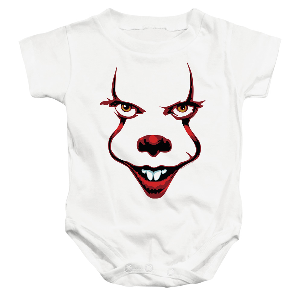 WBM873-SS-3 It 2019 Smile Infant Snapsuit, White - Large - 18 Month