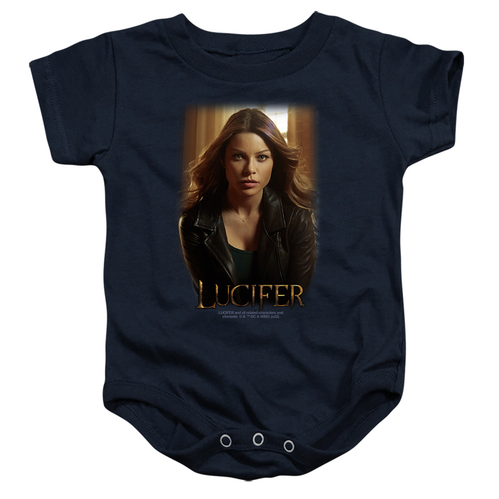 WBT1296-SS-2 Lucifer The Detective Infant Snapsuit, Navy - Medium - 12 Month