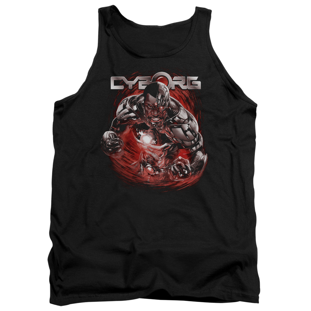 JLA705-TK-2 JLA Engaged Adult Tank Top, Black - Medium
