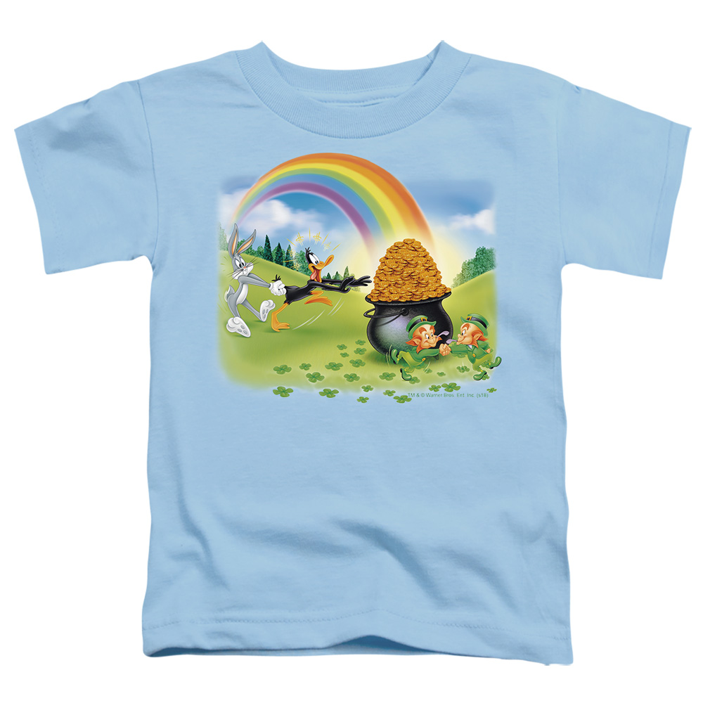 LT157B-TT-2 Looney Tunes Mine Mine Mine Toddler Short Sleeve T-Shirt, Light Blue - Medium 3T