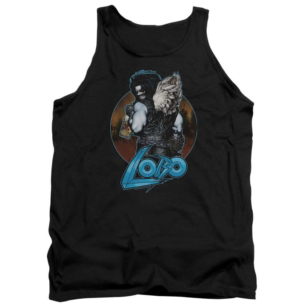 JLA852-TK-2 JLA Gut Rot Adult Tank Top, Black - Medium