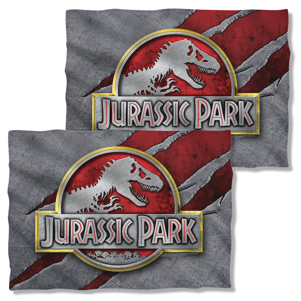 Picture of Trevco Sportswear UNI919FB-PLO1-0 20 x 28 in. Jurassic Park Slash Logo Pillow Case&#44; White