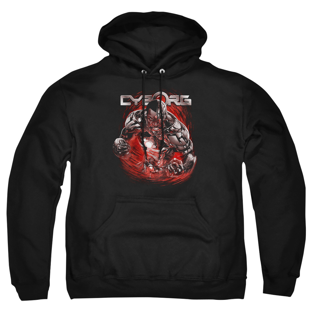 JLA705-AFTH-4 JLA Engaged Adult Pullover Hoodie, Black - Extra Large