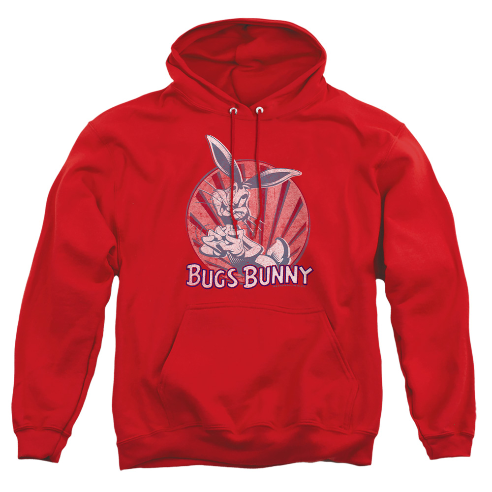 LT172-AFTH-1 Looney Tunes Wishful Thinking Adult Pullover Hoodie, Red - Small