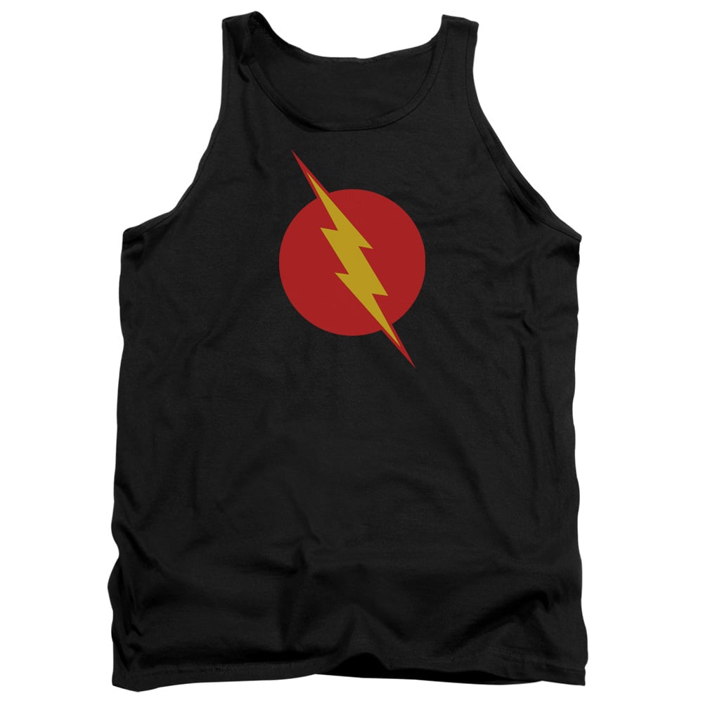 JLA476B-TK-5 JLA Reverse Flash Adult Tank Top, Black - 2X