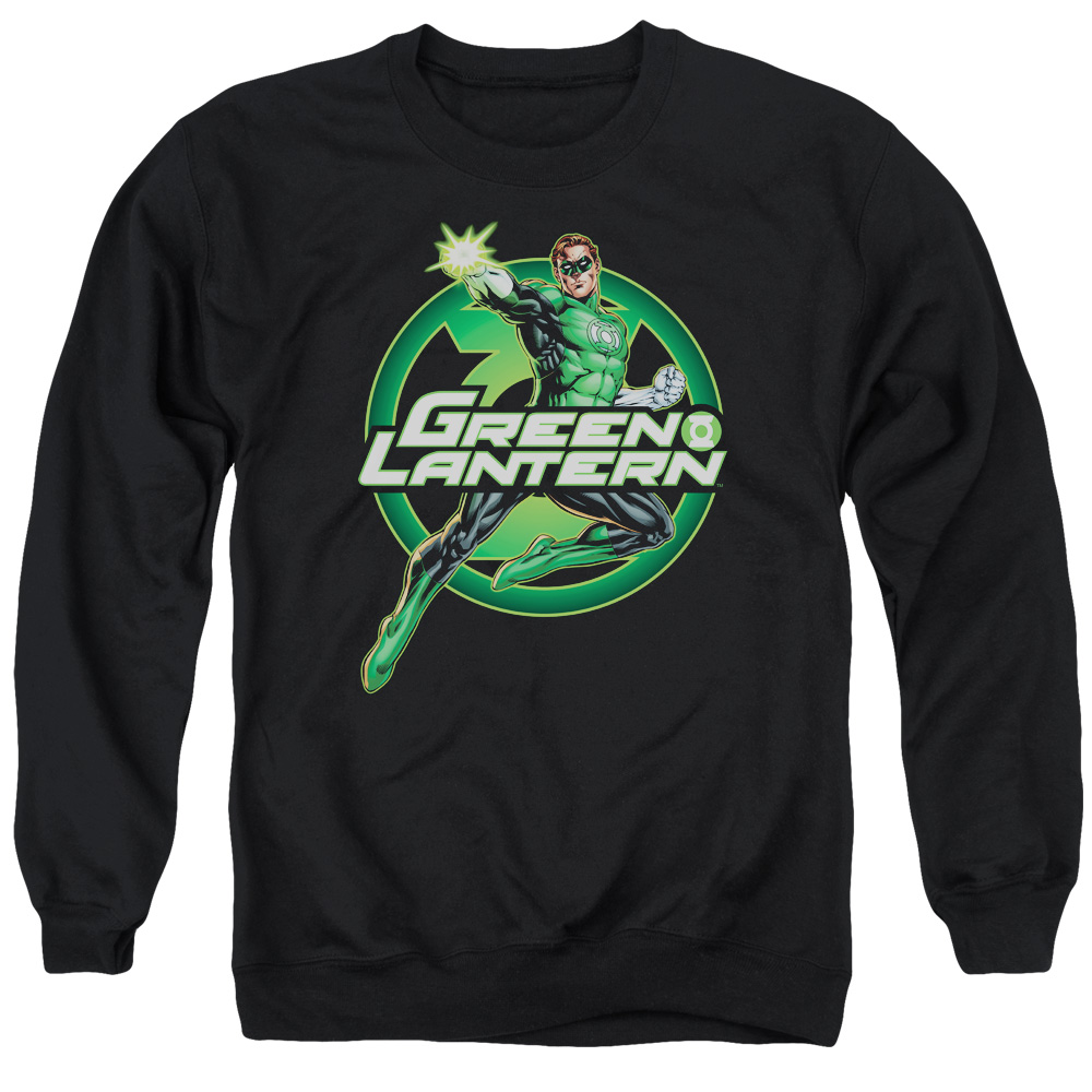JLA520-AS-2 JLA Lantern Glow Adult Crewneck Sweatshirt, Black - Medium