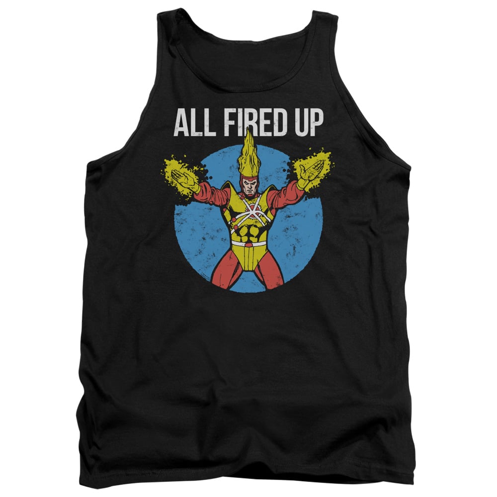 JLA798-TK-2 JLA Firestorms Party Adult Tank Top, Black - Medium