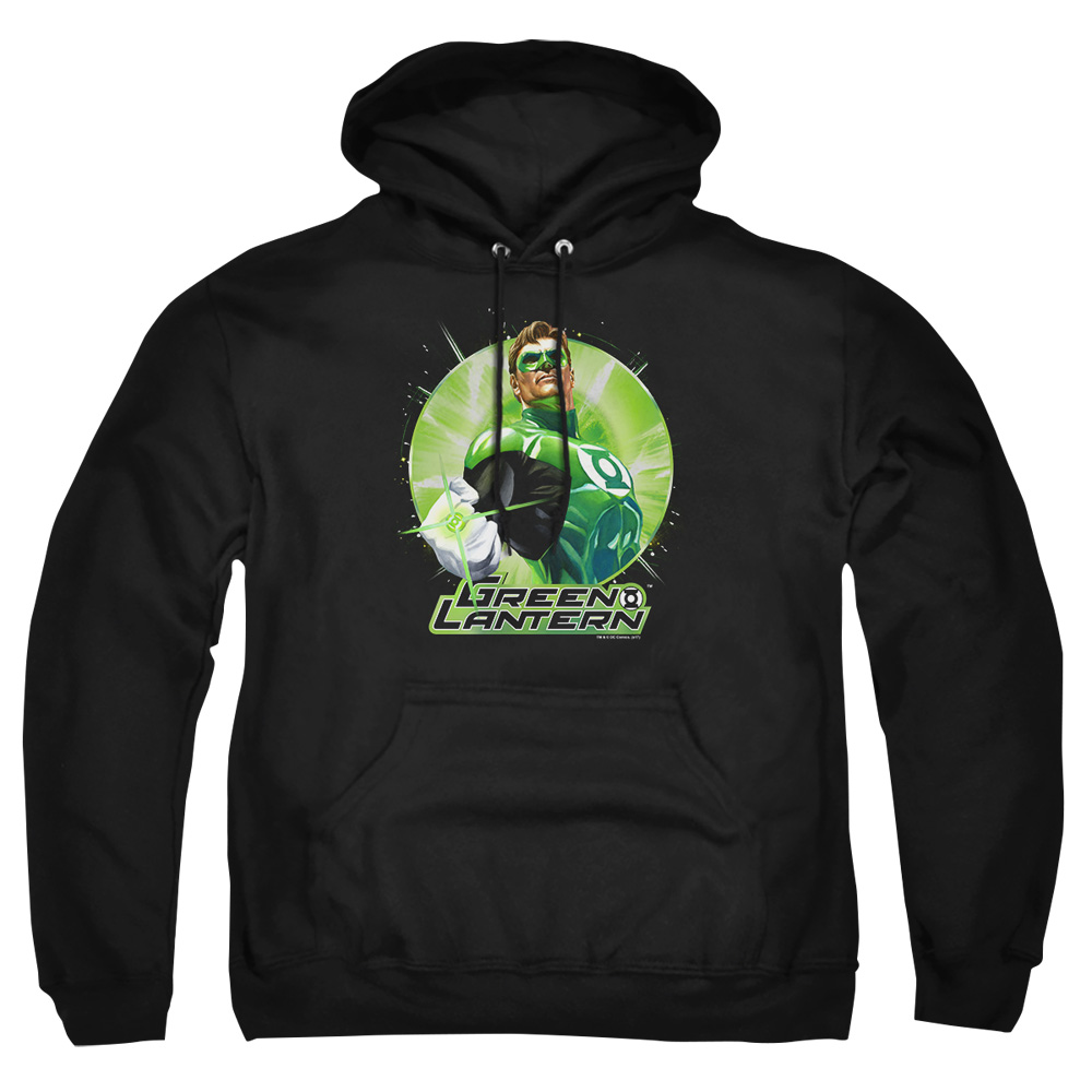 JLA616-AFTH-7 JLA Green Static Adult Pullover Hoodie, Black - 4X
