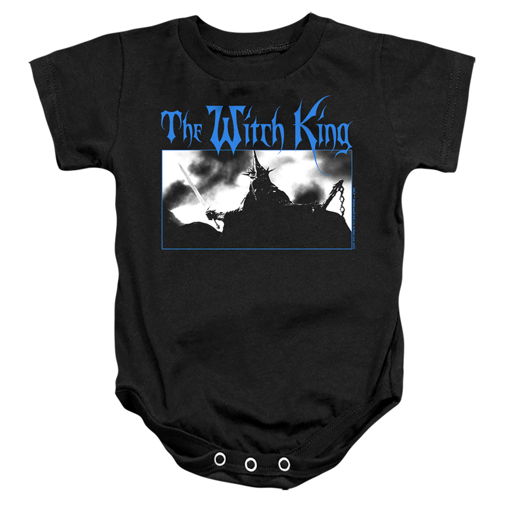 LOR1155-SS-3 Lord of The Rings The Witch King Infant Snapsuit, Black - Large - 18 Month
