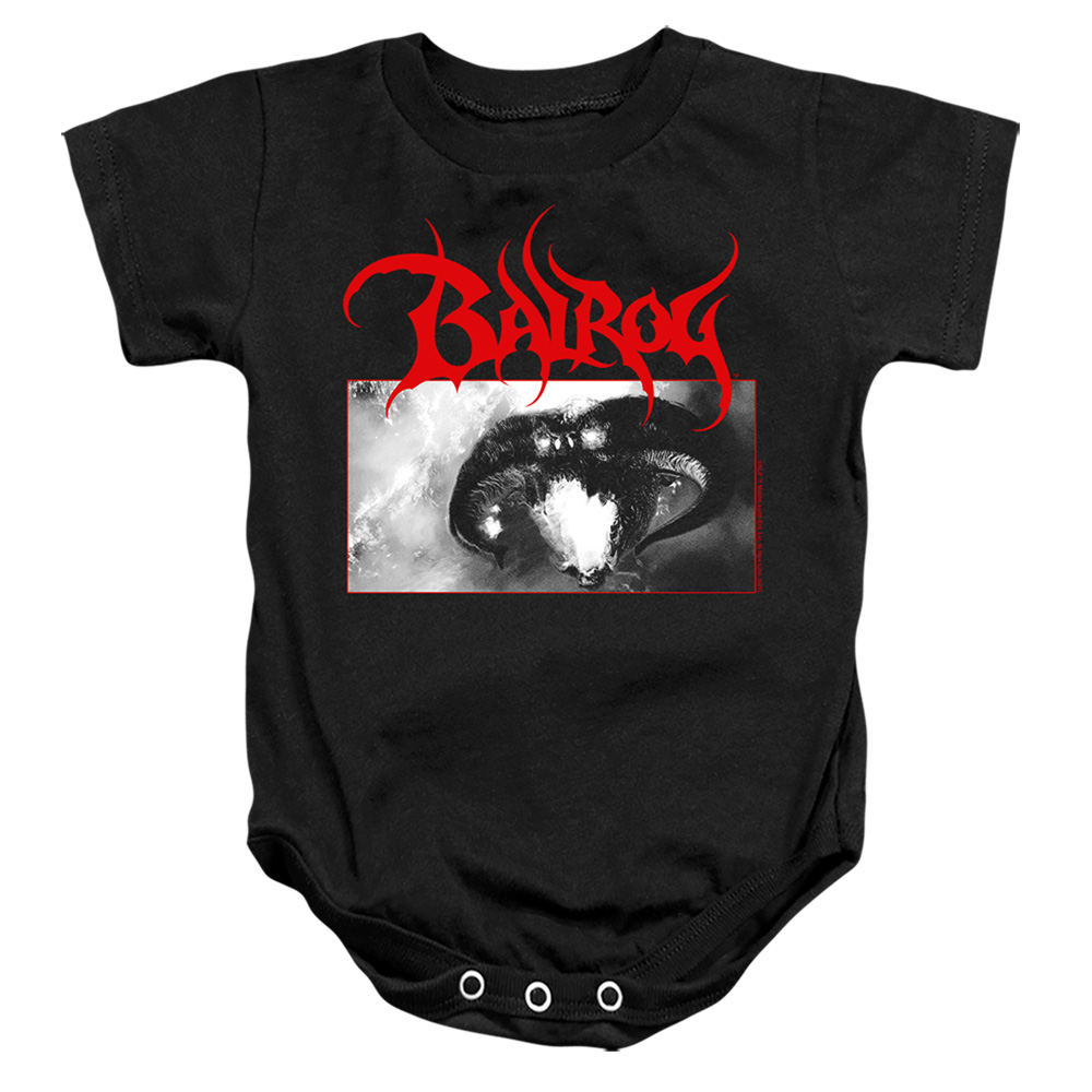 LOR1156-SS-4 Lord of The Rings Balrog Infant Snapsuit, Black - Extra Large - 24 Month