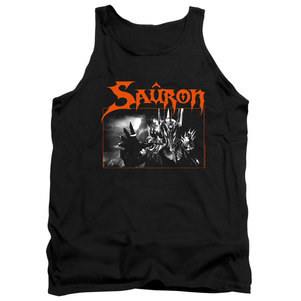 LOR1152-TK-2 Lord of The Rings Sauron Adult Tank Top, Black - Medium