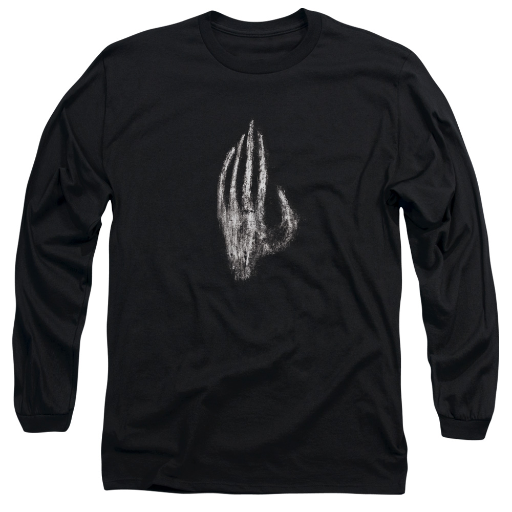 LOR1024-AL-6 Lord of The Rings Hand of Saruman Adult Long Sleeve T-Shirt, Black - 3X
