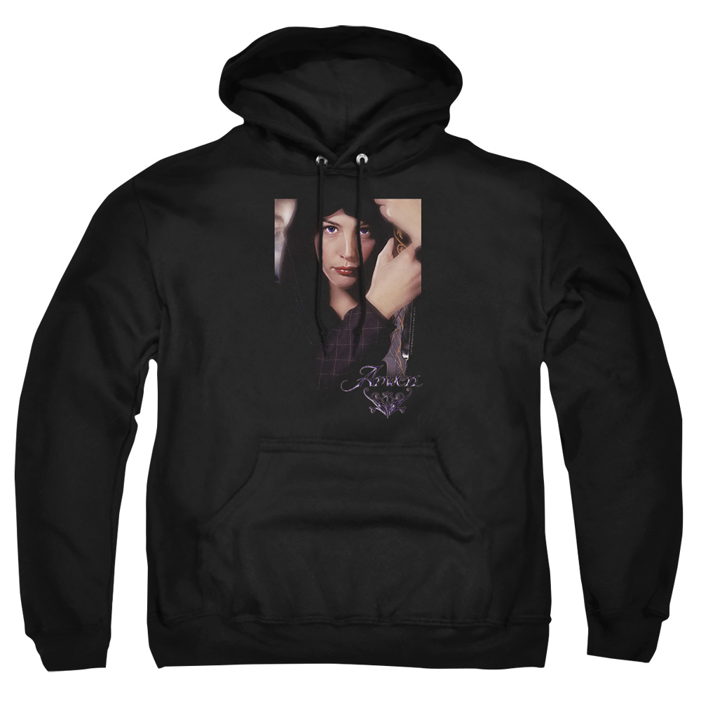 LOR3003-AFTH-8 Lord of The Rings Arwen Adult Pullover Hoodie, Black - 5X