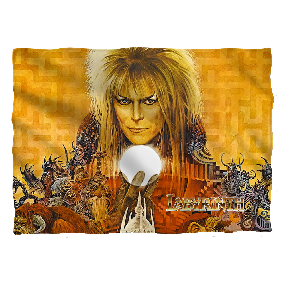 Picture of Trevco Sportswear LAB157-PLO1-0 20 x 28 in. Labyrinth Crystal Ball Pillow Case&#44; White