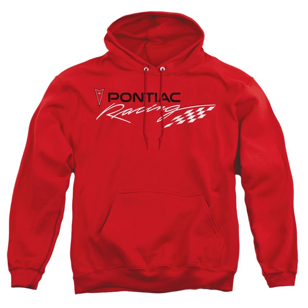 PTC118-AFTH-1 Pontiac Red Pontiac Racing Adult Pullover Hoodie, Red - Small