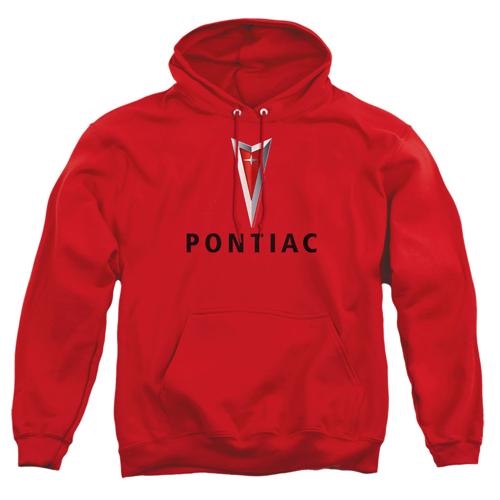 PTC111-AFTH-6 Pontiac Centered Arrowhead Adult Pullover Hoodie, Red - 3X