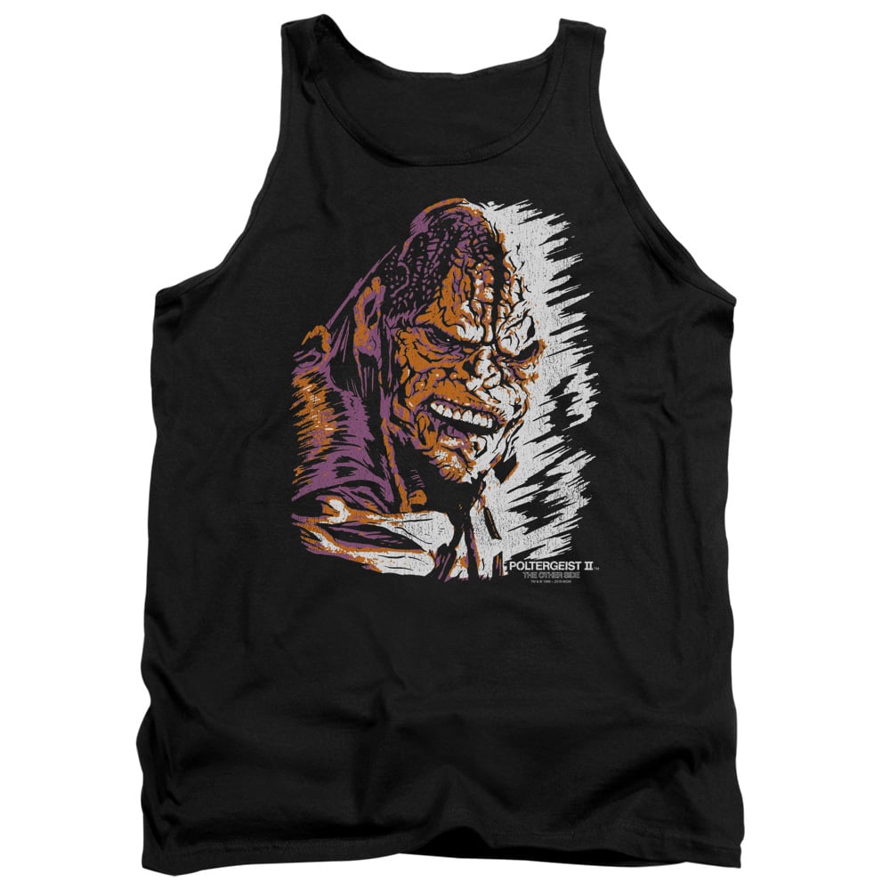 MGM311-TK-2 Poltergeist II Kane Worm Adult Tank Top, Black - Medium