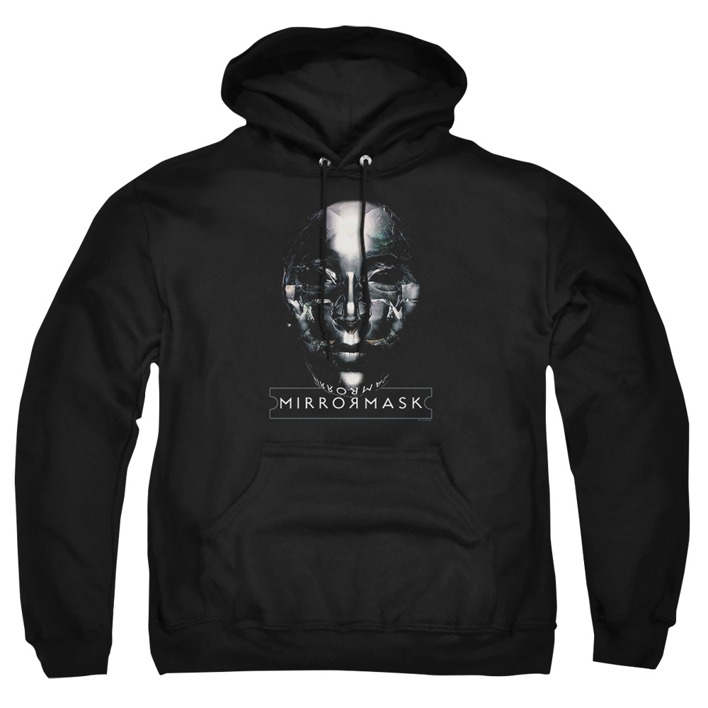 MIR109-AFTH-7 Mirrormask Mask Adult Pullover Hoodie, Black - 4X
