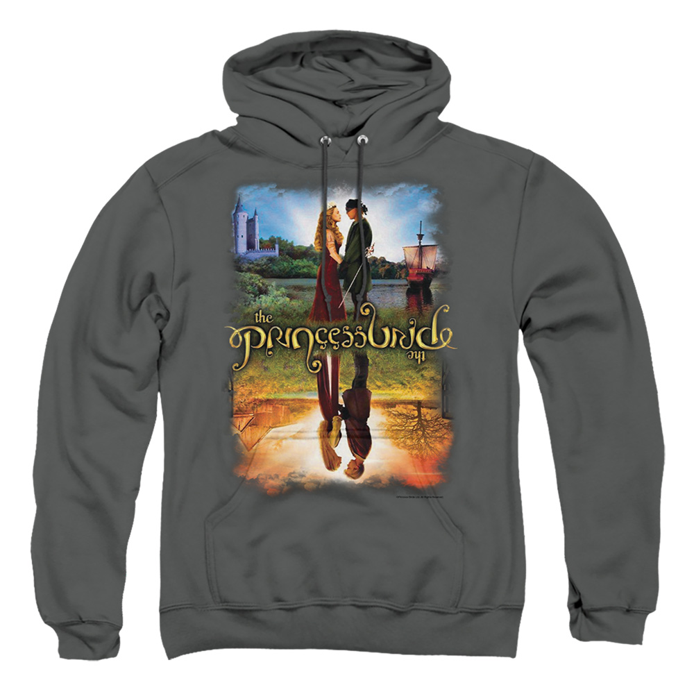 PB101F-AFTH-4 Princess Bride Poster Reflection Adult Pullover Hoodie, Charcoal - Extra Large