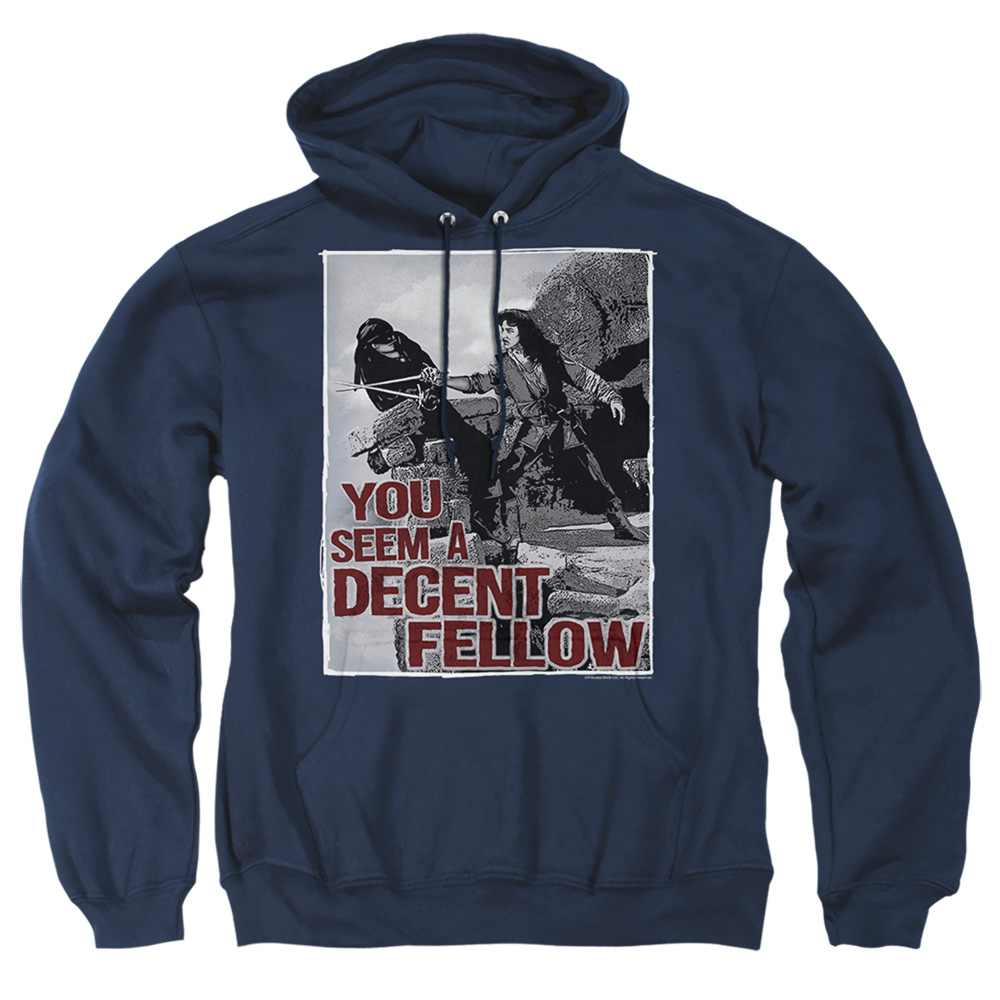 PB116G-AFTH-2 Princess Bride Fellow Adult Pullover Hoodie, Navy - Medium