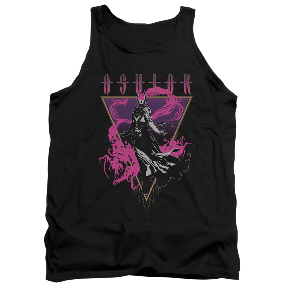 HBRO628-TK-2 Magic The Gathering Ashiok Adult Tank Top, Black - Medium