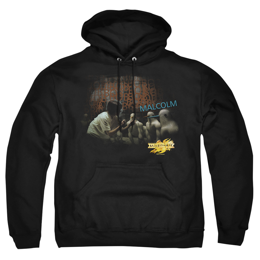 MIR107-AFTH-8 Mirrormask Bob Malcolm Adult Pullover Hoodie, Black - 5X