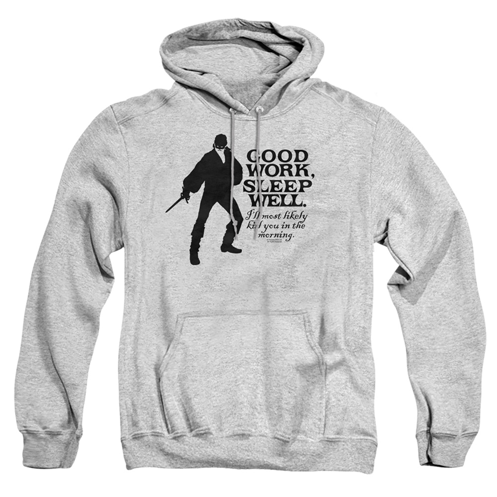 PB117G-AFTH-5 Princess Bride Good Work Adult Pullover Hoodie, Athletic Heather - 2X