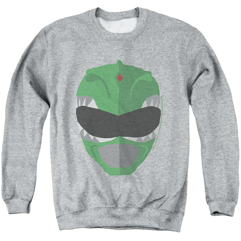 PWR257-AS-2 Power Rangers The Og Tommy Oliver Adult Crewneck Sweatshirt, Athletic Heather - Medium