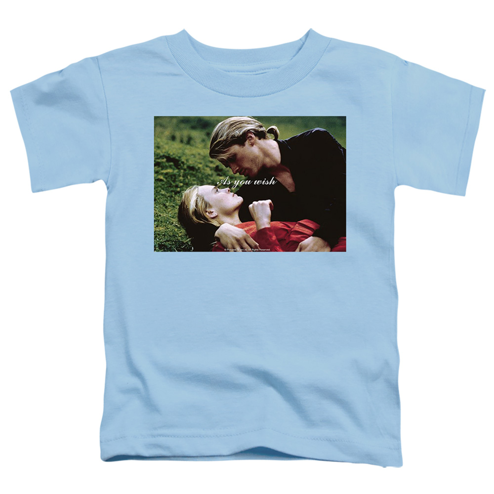 PB156E-TT-2 Princess Bride As You Wish Toddler Short Sleeve T-Shirt, Light Blue - Medium 3T