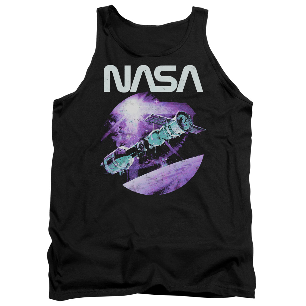 NASA106-TK-2 Nasa Come Together Adult Tank Top, Black - Medium