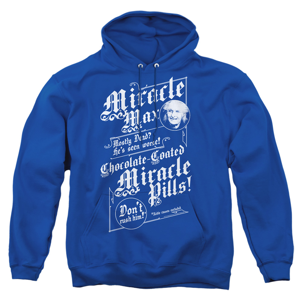 PB110K-AFTH-5 Princess Bride Miracle Max Adult Pullover Hoodie, Royal - 2X