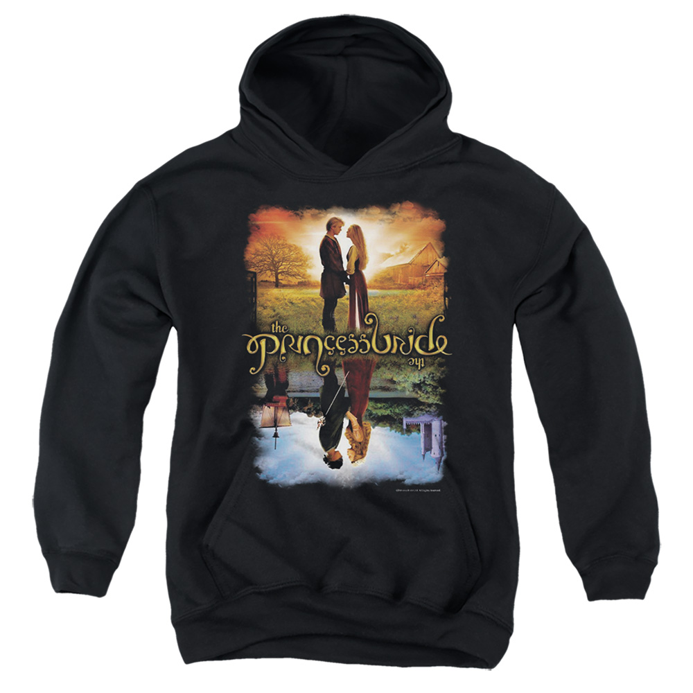 PB100-YFTH-2 Princess Bride Poster Youth Hooded Sweatshirt, Black - Medium