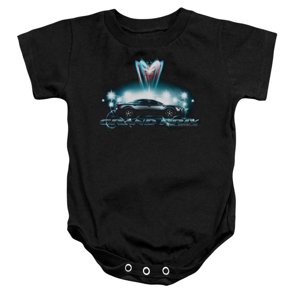PTC121-SS-2 Pontiac Silver Grand Prix Infant Snapsuit, Black - Medium - 12 Month