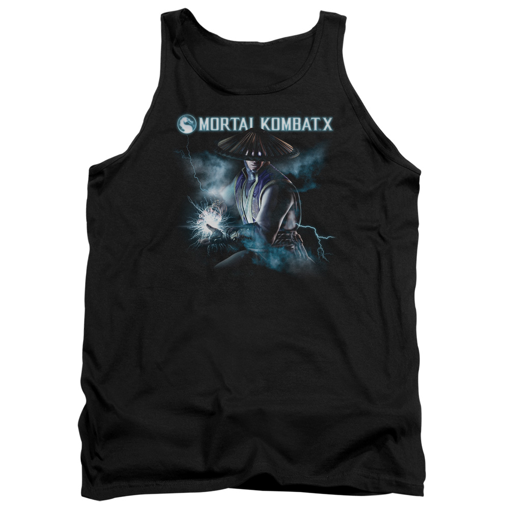 WBM466-TK-2 Mortal Kombat X Raiden Adult Tank Top, Black - Medium