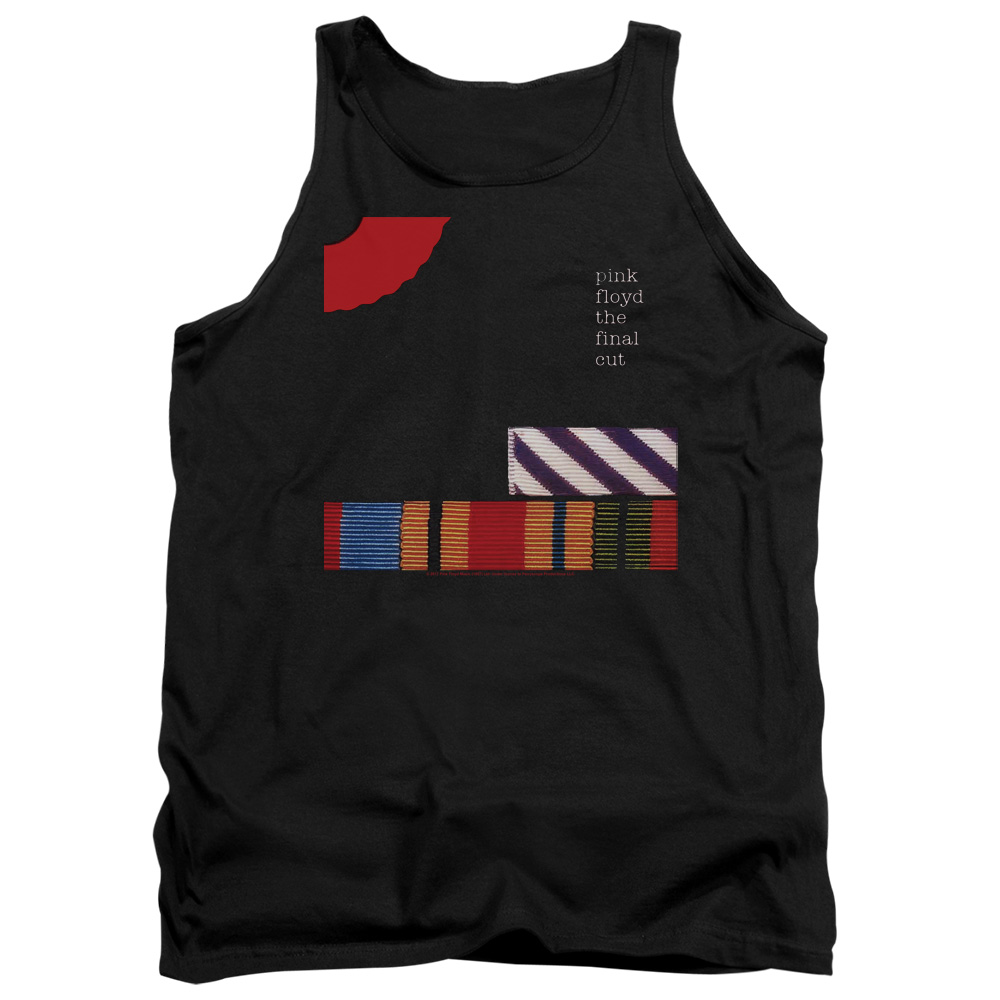 PERRY223-TK-4 Pink Floyd The Final Cut Adult Tank Top, Black - Extra Large