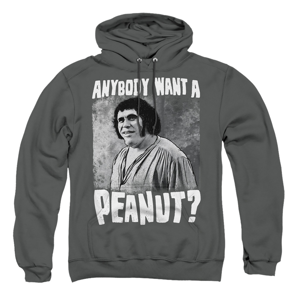 PB113K-AFTH-2 Princess Bride A Giant Snack Adult Pullover Hoodie, Charcoal - Medium