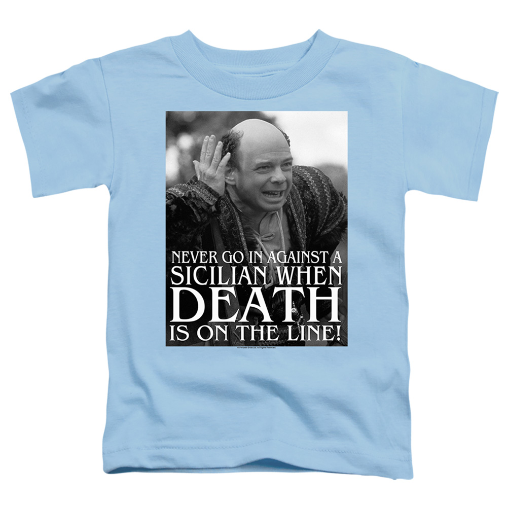 PB157E-TT-2 Princess Bride Sicilian Toddler Short Sleeve T-Shirt, Light Blue - Medium 3T