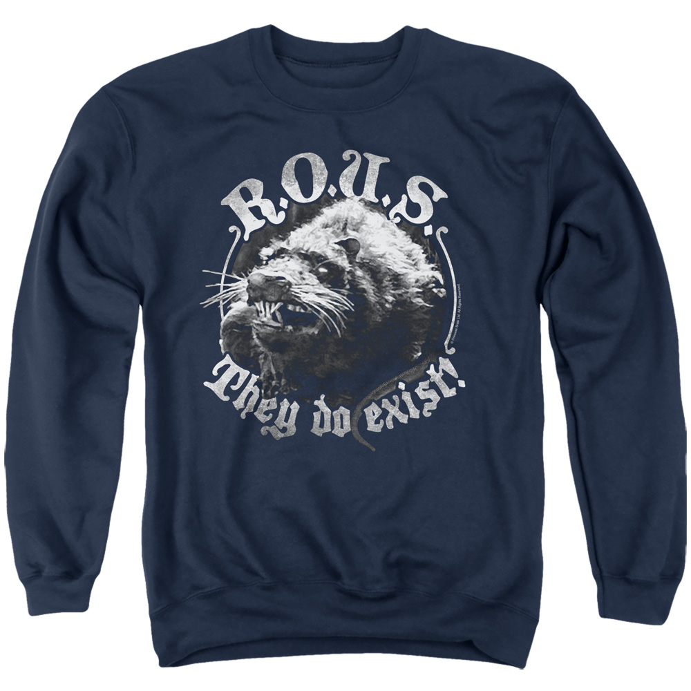 PB111C-AS-2 Princess Bride They Do Exist Adult Crewneck Sweatshirt, Navy - Medium