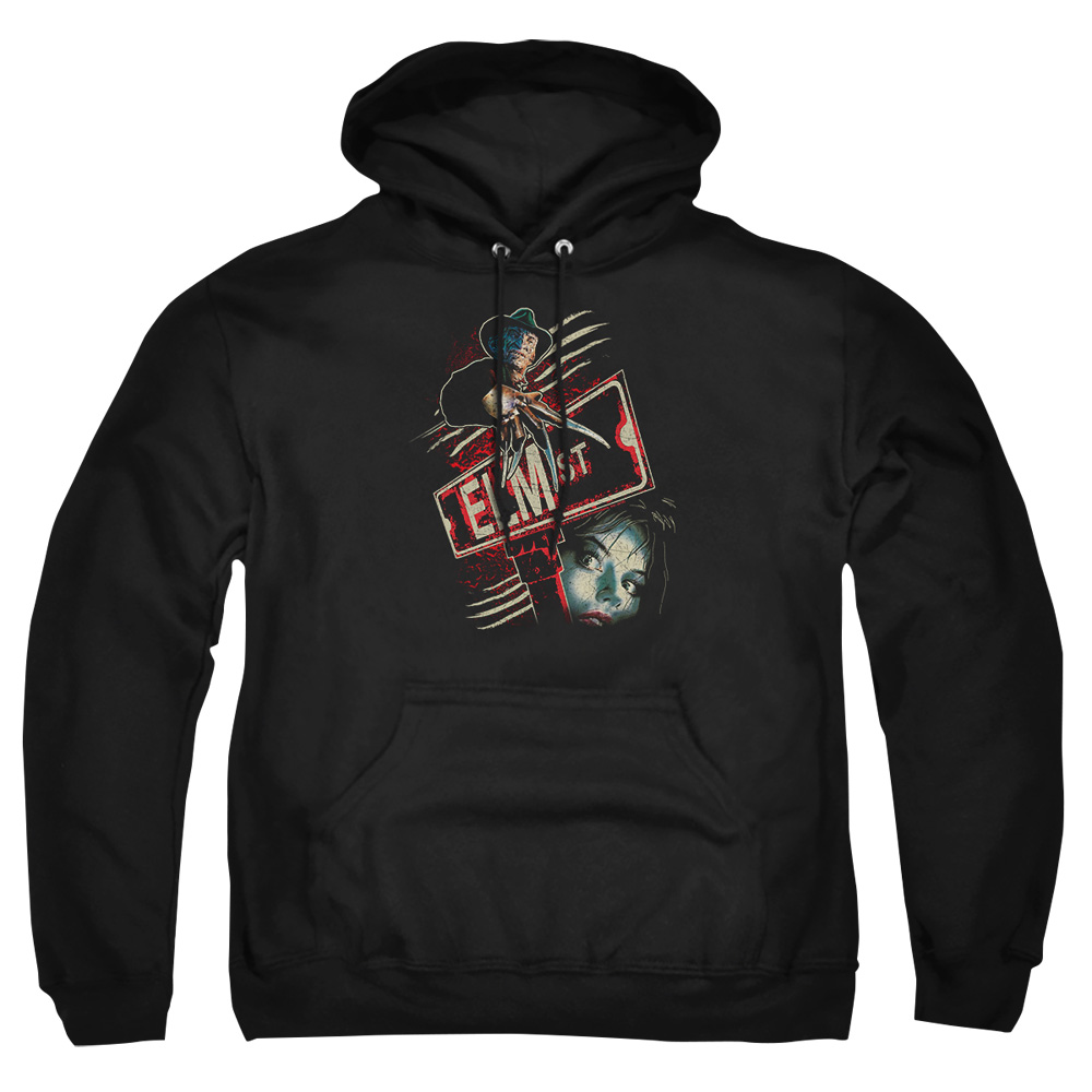 WBM730-AFTH-2 Nightmare on Elm Street Adult Pullover Hoodie, Black - Medium