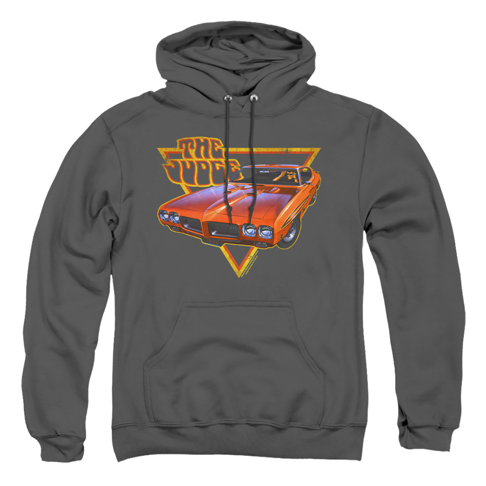 PTC101-AFTH-4 Pontiac Judged Adult Pullover Hoodie, Charcoal - Extra Large