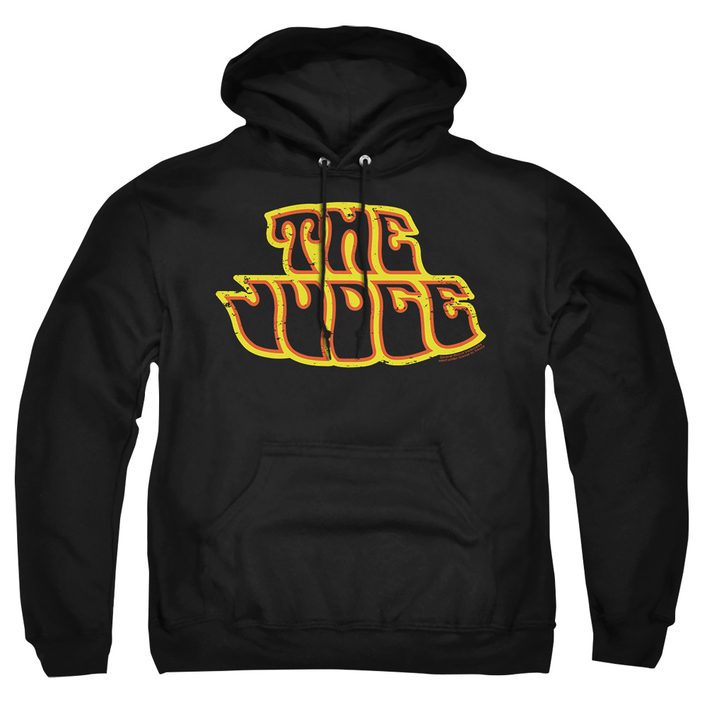 PTC102B-AFTH-2 Pontiac Judge Logo Adult Pullover Hoodie, Black - Medium