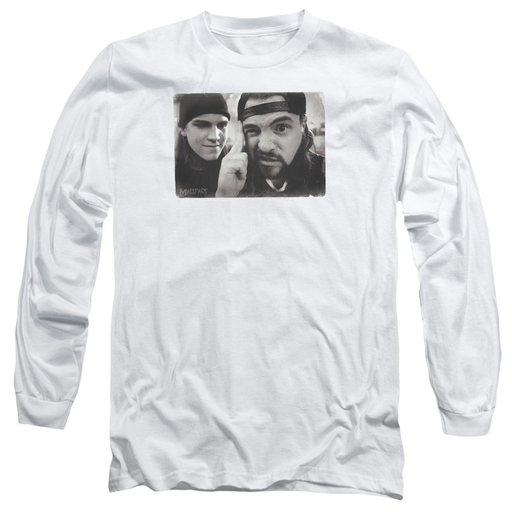 UNI560-AL-2 Mallrats Mind Tricks Adult Long Sleeve T-Shirt, White - Medium