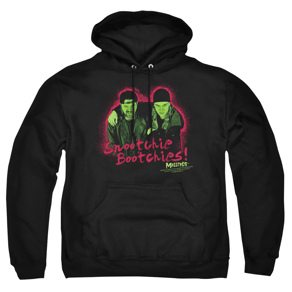 UNI128-AFTH-6 Mallrats Snootchie Bootchies Adult Pullover Hoodie, Black - 3X