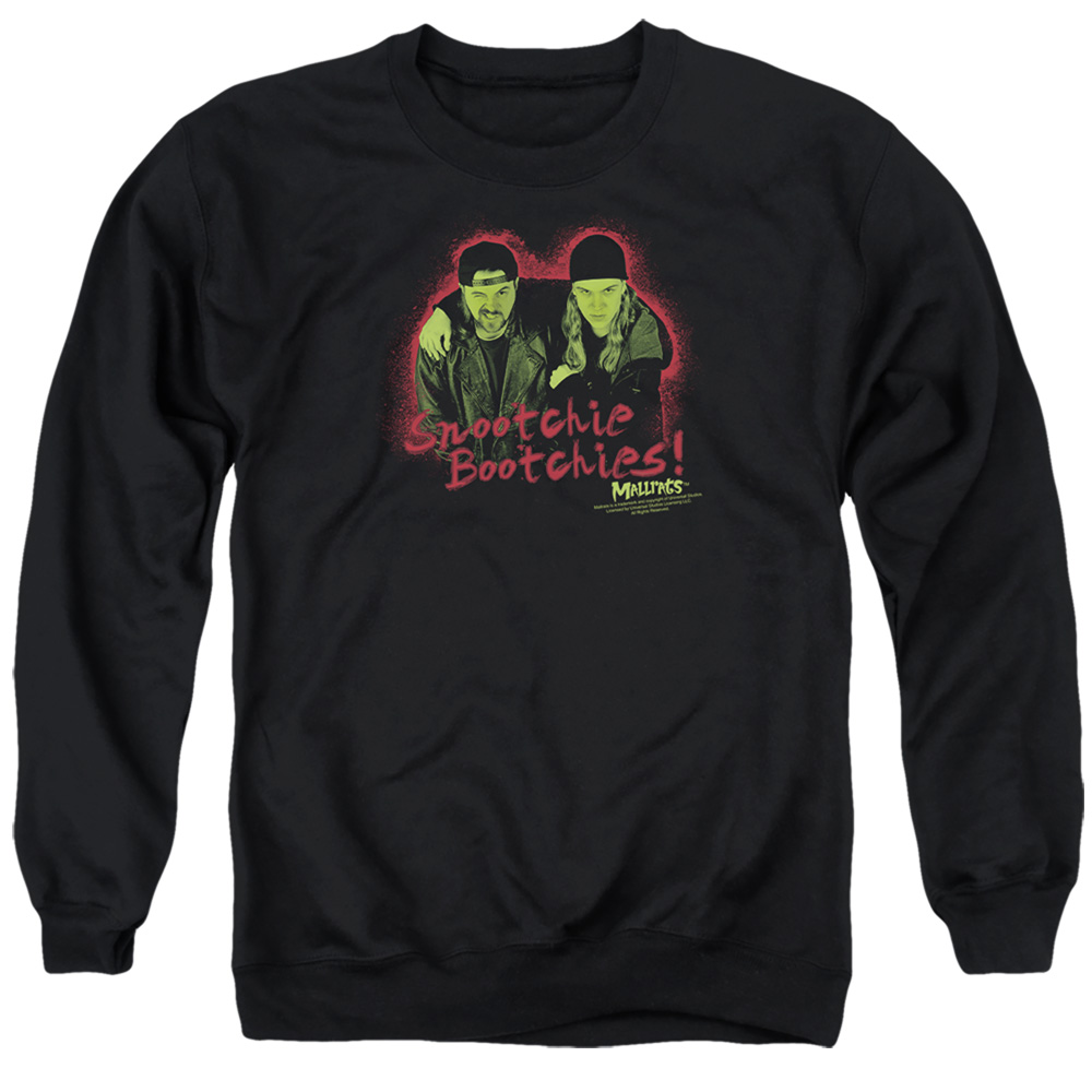 UNI128-AS-6 Mallrats Snootchie Bootchies Adult Crewneck Sweatshirt, Black - 3X